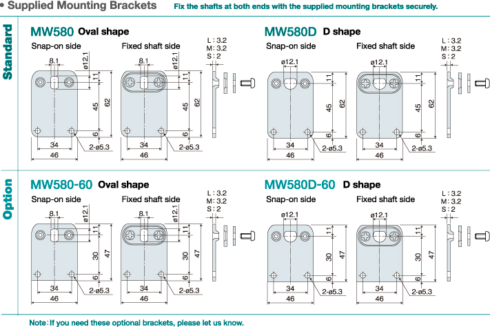 Brackets(supplied)