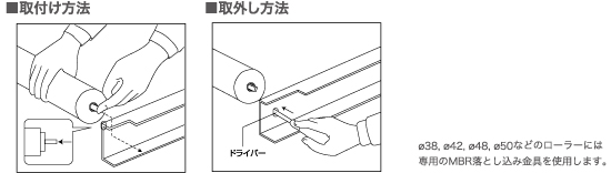 取付方法・取外し方法